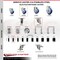 Service Caster 3.5 Inch 316SS Blue Polyurethane Swivel 7/8 Inch Expanding Stem Caster Set SCC-SS316EX20S3514-PPUB-BLUE-78-4 - alternate 4